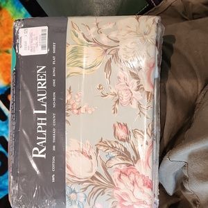 Ralph Lauren King flat sheet